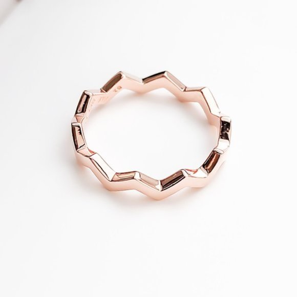 💍Pandora Polished Zigzag Ring - Picture 3 of 5